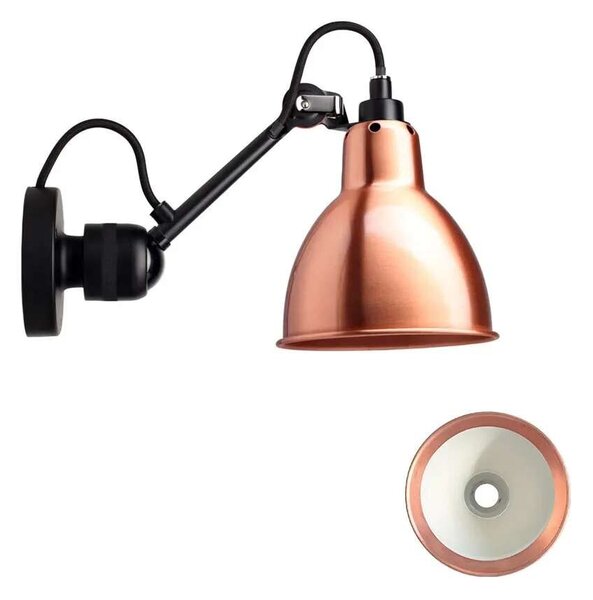 DCW - 304CA Fali Lámpa Black/Copper/WhiteLampe Gras - Lampemesteren