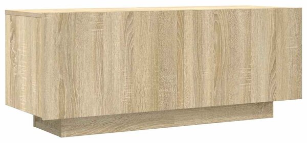 Sonoma tölgyszínű szerelt fa TV-szekrény 100 x 35 x 40 cm