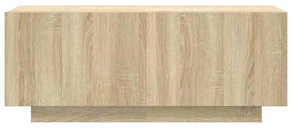 Sonoma tölgyszínű szerelt fa TV-szekrény 100 x 35 x 40 cm