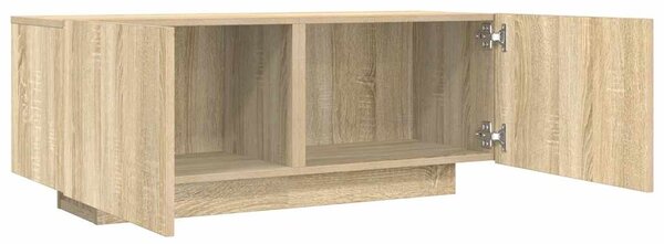 Sonoma tölgyszínű szerelt fa TV-szekrény 100 x 35 x 40 cm