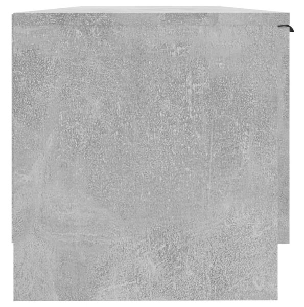 Betonszürke szerelt fa TV-szekrény 102 x 35 x 36,5 cm