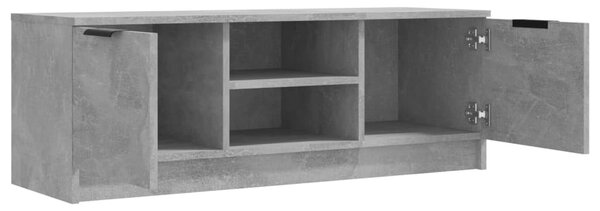 Betonszürke szerelt fa TV-szekrény 102 x 35 x 36,5 cm