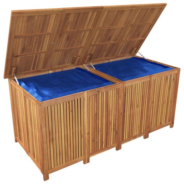 VidaXL tömör akácfa kerti tárolóláda 175x80x75 cm