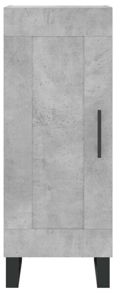 VidaXL betonszürke szerelt fa magasszekrény 34,5x34x180 cm