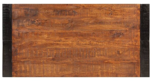 Mézbarna tömör mangófa étkezőasztal 120x60x76 cm