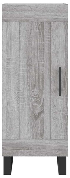 Magas Szekrény - Sonoma Szürke - 34,5x34x180 cm
