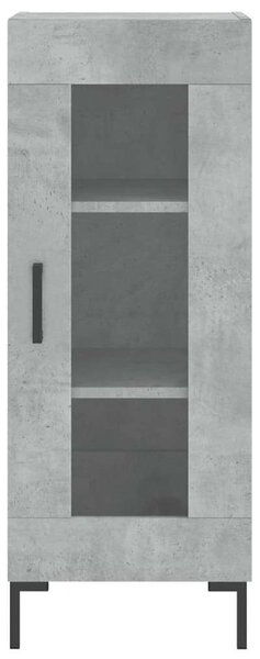 VidaXL Magas Szekrény - Betonszürke - 34,5x34x180 cm