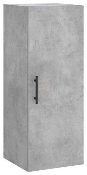 VidaXL betonszürke szerelt fa magasszekrény 34,5x34x180 cm