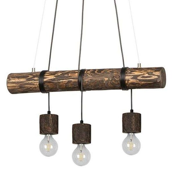 Envostar - Terra 3 Függőlámpa Dark Wood/Wood - Lampemesteren