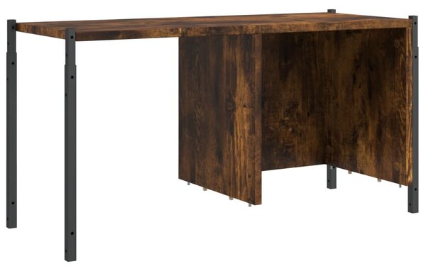 Füstös tölgy színű szerelt fa könyvszekrény 72x28x172 cm