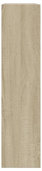 Sonoma tölgy színű szerelt fa cipőszekrény 80 x 21 x 87,5 cm