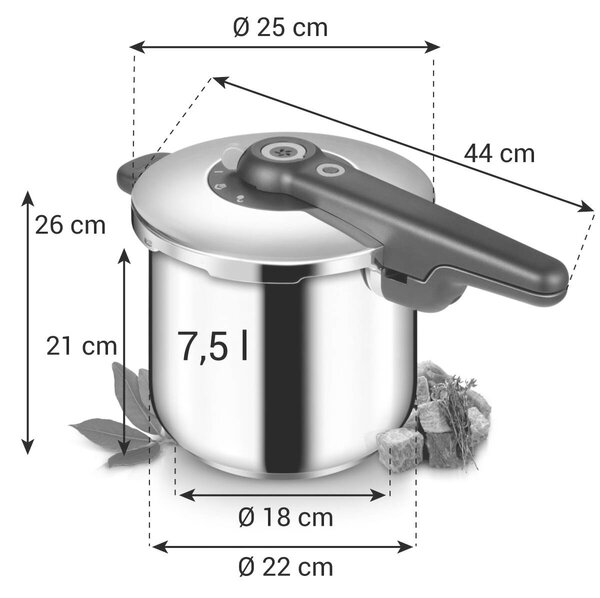 Tescoma SmartCLICK Kukta 7.5 l