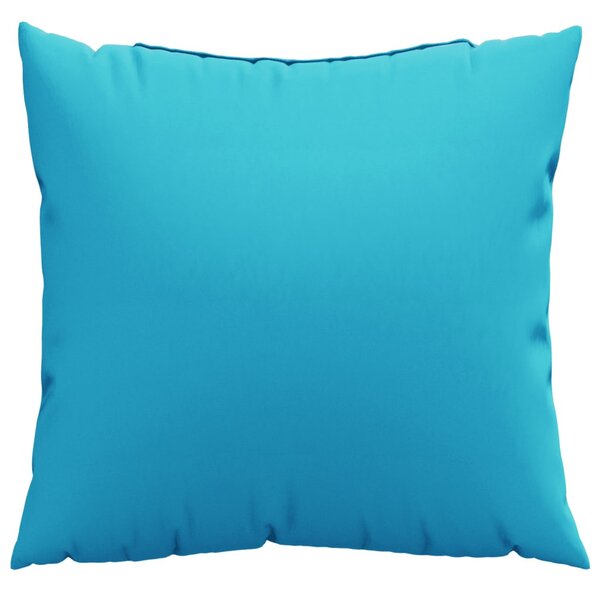 4 db türkizkék szövet díszpárna 60 x 60 cm