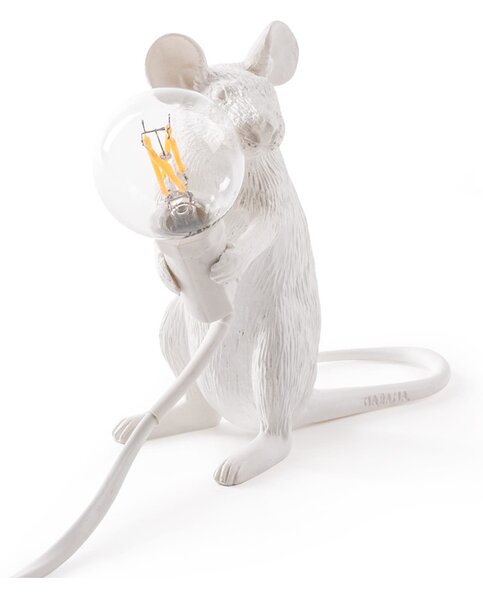 Seletti - Mouse Lamp Mac Sitting Asztali Lámpa - Lampemesteren