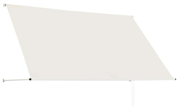 Feltekerhető krémszínű napellenző 250 x 150 cm