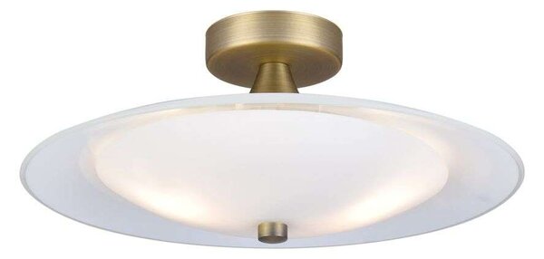 Halo Design - Baroni Mennyezeti Lámpa Ø35 Opal/Brass - Lampemesteren