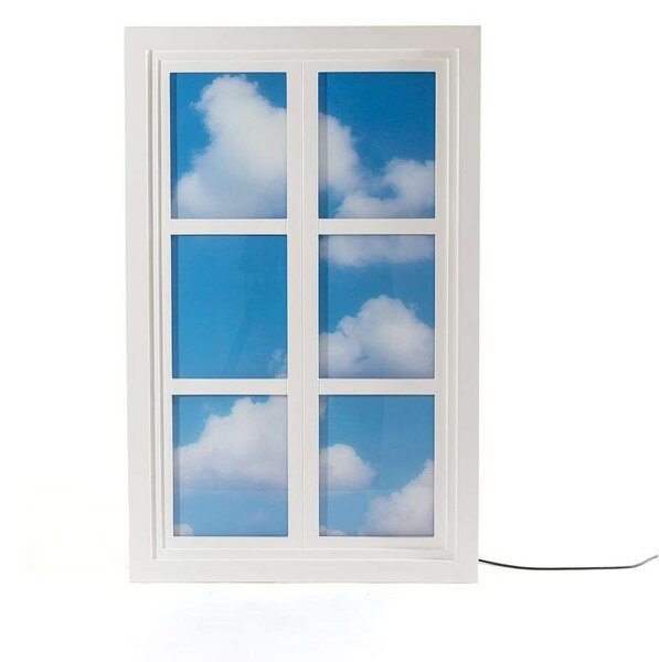 Seletti - Window 3 Fali Lámpa/Állólámpa White/Light Blue- Seletti - Lampemesteren