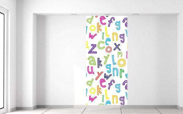 Gario Fotótapéta Szép színes ábécé Anyag: Vlies, Méret: 95 x 205 cm