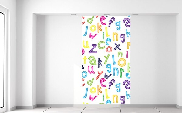 Gario Fotótapéta Szép színes ábécé Anyag: Vlies, Méret: 110 x 200 cm