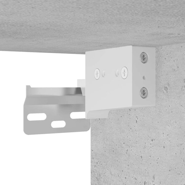 Modern Beton Szürke Magasszekrény - 180 cm