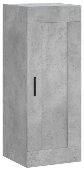Modern Magasszekrény - Beton Szürke - 34,5x34x180 cm