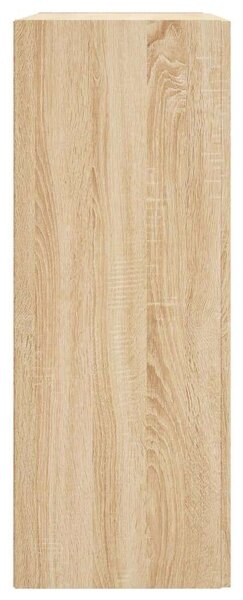 2 db Sonoma Tölgy Fa Fali Szekrény - 69,5x34x90 cm