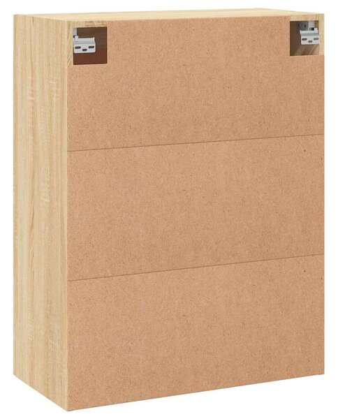 2 db Sonoma Tölgy Fa Fali Szekrény - 69,5x34x90 cm