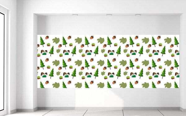 Gario Fotótapéta Fák és erdei gyümölcsök Anyag: Öntapadó, Méret: 268 x 100 cm
