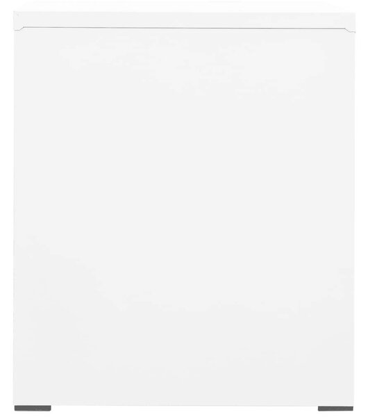 VAS-IRODA Acél Irattartó Szekrény - 2 Fiókos - 46x62x72,5 cm