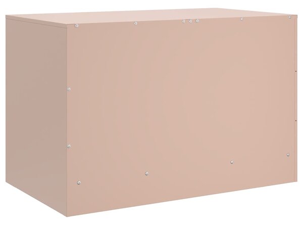 Rózsaszín acél TV-szekrény 67 x 39 x 44 cm