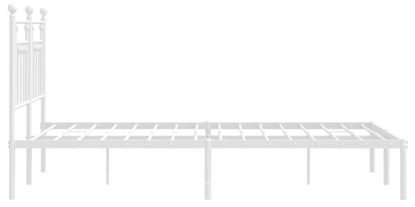 Fém Ágykeret Fehér - 150x200 cm