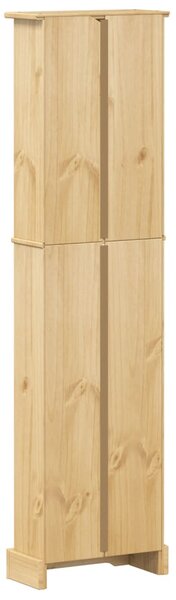 Corona tömör fenyőfa könyvszekrény 46 x 20 x 170 cm