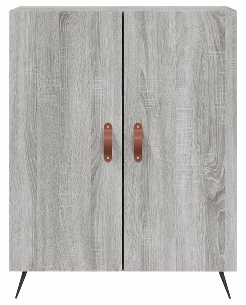 Szürke sonoma szerelt fa magasszekrény 69,5 x 34 x 180 cm