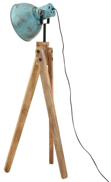 Kopott kék állólámpa 25 W 45x45x120 cm E27