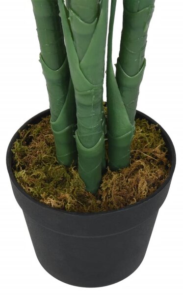 Zöld mű pálmafa 18 levéllel 80 cm