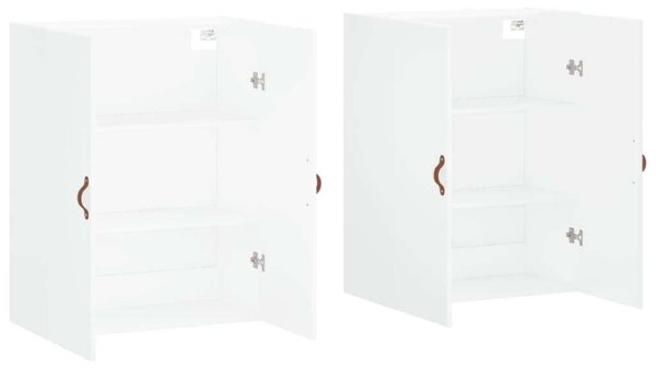 VidaXL 2 db fehér fali szekrény 69,5 x 34 x 90 cm