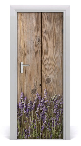 Fotótapéta ajtóra Lavender fa 95x205