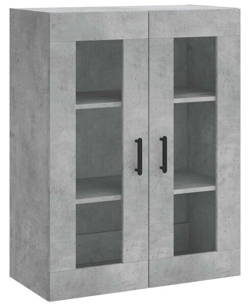 Modern Magas Szekrény - Beton Szürke - 180 cm