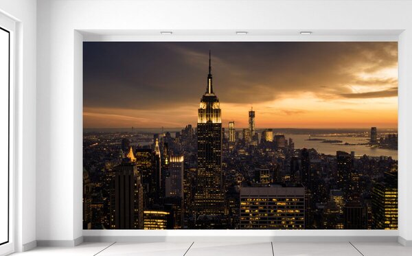 Fotótapéta New York naplementekor