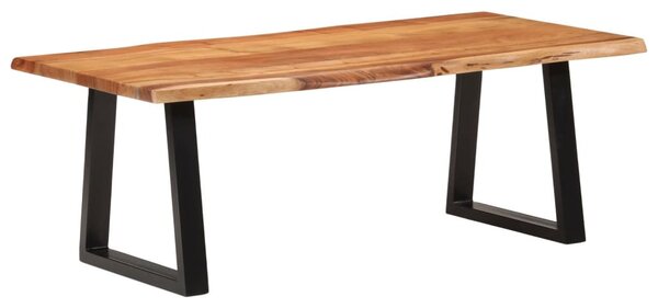 Tömör akácfa dohányzóasztal 110 x 55 x 40 cm