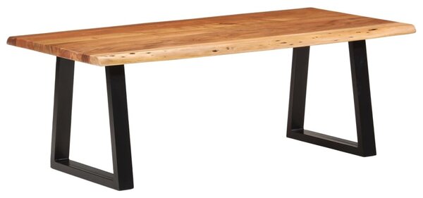 Tömör akácfa dohányzóasztal 110 x 55 x 40 cm