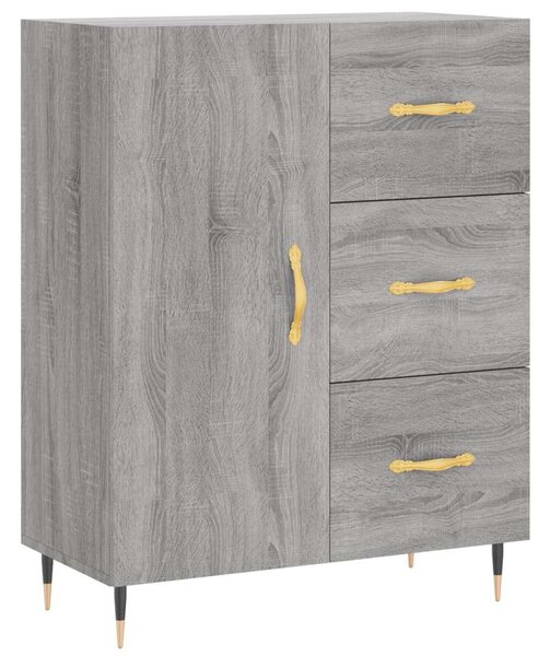 VidaXL szürke sonoma szerelt fa magasszekrény 69,5 x 34 x 180 cm