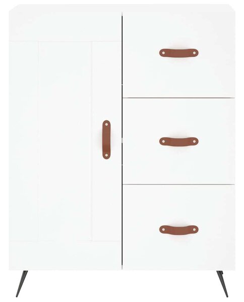 VidaXL Fehér Fa Magasszekrény - 180 cm