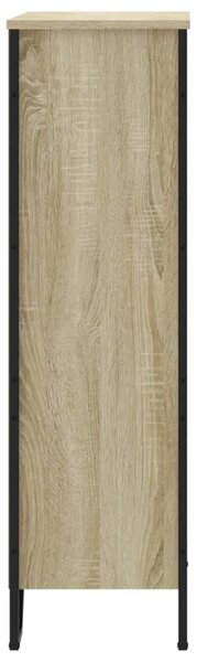 Sonoma tölgy szerelt fa könyvespolc 80 x 31 x 106 cm
