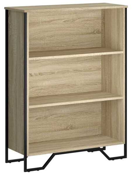 Sonoma tölgy szerelt fa könyvespolc 80 x 31 x 106 cm