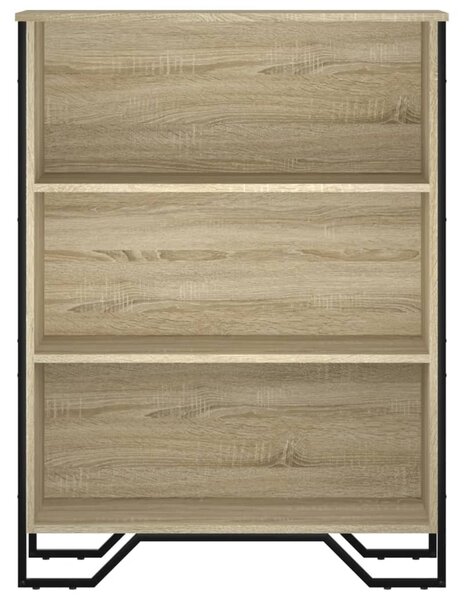Sonoma tölgy szerelt fa könyvespolc 80 x 31 x 106 cm