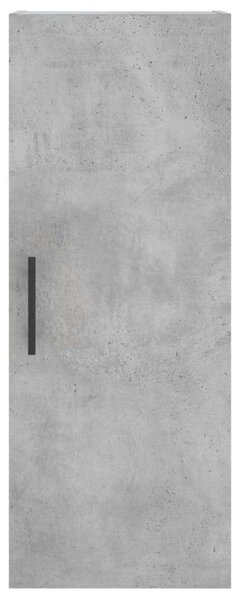 VidaXL betonszürke szerelt fa magasszekrény 34,5x34x180 cm