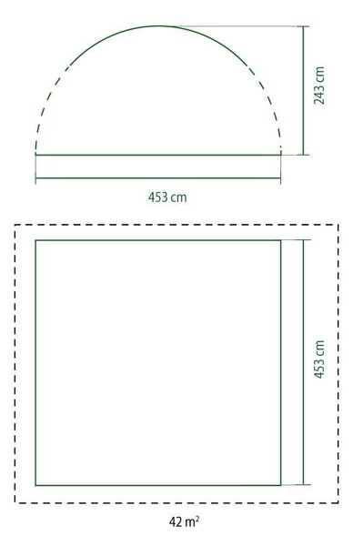 Coleman Event Dome XL Pavilon - 4,5x4,5m - Időjárásálló