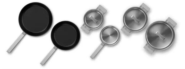 Bosch HEZ9SE060 Edénykészlet, Inox (9 részes)