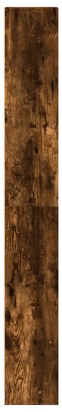 Füstös tölgy színű szerelt fa könyvszekrény 40 x 24 x 176 cm
